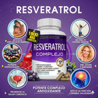 Topluxe Suplemento de Resveratrol 1800mg Trans-Resveratrol para Soporte Antioxidante y Antienvejecimiento, 90 Cápsulas