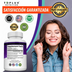 Topluxe Suplemento de Resveratrol 1800mg Trans-Resveratrol para Soporte Antioxidante y Antienvejecimiento, 90 Cápsulas